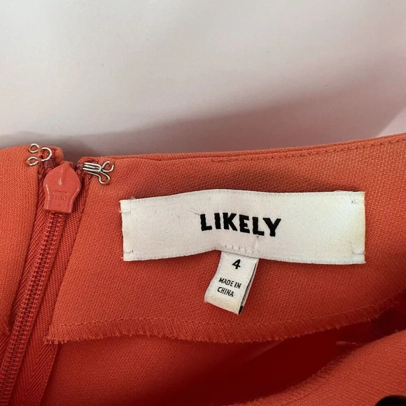 Likely Orange One-Shoulder Bodycon Mini Dress - Picture 9 of 10